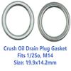 Dsnaduo 25 PCS Oil Drain Plug Gaskets Crush Washers Seals Rings 14MM for Audi A3 A4 A5 A6 A7 A8 Q3 Q5 Q7 TT RS7 VW Jetta Passat Tiguan Golf CC Replace N0138157 view 3