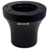 Huskey Trooper Red Golf Cart Steering Wheel 12.5 Inch OD Comfortable Grip + Club Car DS Hub Adapter Black 5/6 Hole Pattern view 4