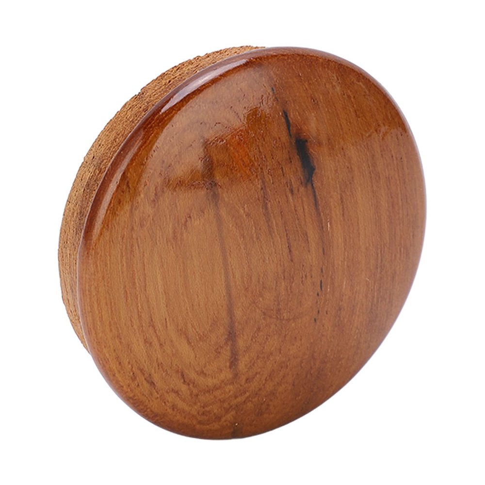 Marine 2-1/2 inch Steering Wheel Center Lid,High Strength Teak Wood Gloss Finish, for Boat Destroyer Steel Wheels Accessories,Suitable for Boats,Yatch