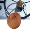 Marine 2-1/2 inch Steering Wheel Center Lid,High Strength Teak Wood Gloss Finish, for Boat Destroyer Steel Wheels Accessories,Suitable for Boats,Yatch view 4