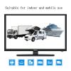 SYLVOX 24'' TV 12/24 Volt TV 1080P FHD, with Digital Video Disc Player FM Radio Base and Digital Noise Reduction, Suitable for RV Camper Kitchen Bedroom Boat view 4