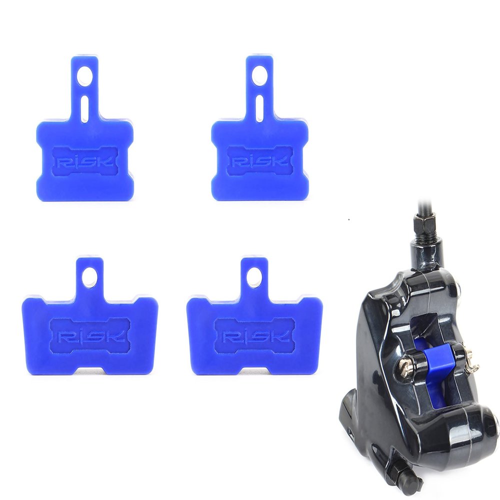 COONIUM Hydraulic Disc Brake Bleed Blocks Compatible with Shimano, AVID SRAM and More, Pack of Assorted 4 pcs (2 PCS for 2-Piston Caliper and 2 PCS for 4-Piston Caliper)
