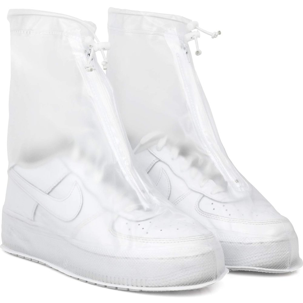 Galashield Rain Shoe Covers | Waterproof Shoe Covers for Men Women | Reusable Galoshes Overshoes (Clear, Medium)