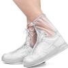 Galashield Rain Shoe Covers | Waterproof Shoe Covers for Men Women | Reusable Galoshes Overshoes (Clear, Medium) view 2