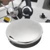 Boat Steering Wheel Center, Marine Steering Wheel Cover ABS Snap in Glossy Finish Stainless Steel 2.5in for Yachts view 2