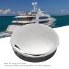 Boat Steering Wheel Center, Marine Steering Wheel Cover ABS Snap in Glossy Finish Stainless Steel 2.5in for Yachts view 3