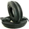 Two 400x15, 400-15, 4.00x15, 4.00-15 3 Rib Front Tractor Tires With Tubes F2 view 2