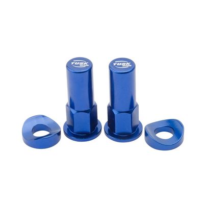 Tusk Rim Lock Nut/Spacer Kit Blue for Honda XR200R 1981-1999,2001-2002