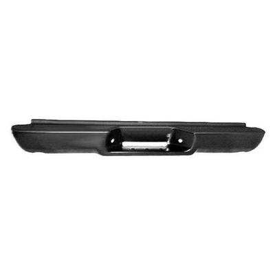For GMC C1500 1999 Step Bumper | Rear | Black | Factory Style | w/Brackets/Pads | Fleet Side | GM1101110