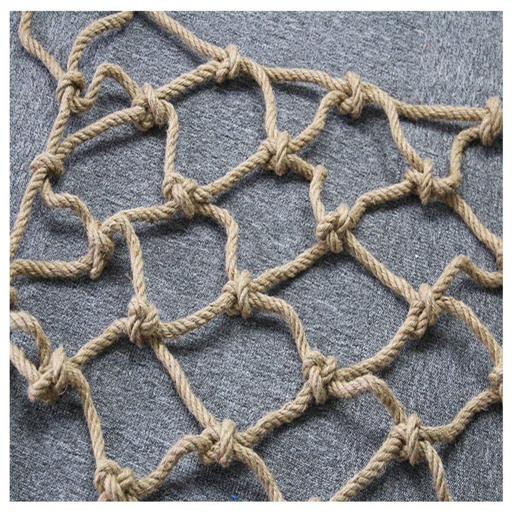 Hynet Cargo Net Decor, Heavy Netting Balcony Stair Protection Fence Rope Net Playground Safety Nets Cargo Rope Ladder Truck Trailer Netting Treehouse Rope Ladder Bird Climb (Size : 1 * 3m(3 * 10ft))