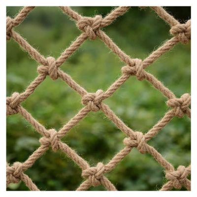 Children Safety Netting Stair Railing Protective Net Heavy Duty Truck Cargo Trailer Net Wall Decorative Indoor Ceiling Grid Treehouse Swing Rope Net (Size : 3 * 6m(10 * 20ft))