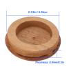 Boat Steering Wheel Cover, Marine Steering Wheel Cover Teak Wood Boat Steering Wheel Center 63.5mm Gloss Finish for Maintenance view 2