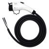 Inteset 25' 40A EV Charger J-1772 Plug Replacement Cable, Charger End Bare Wire for Easy Replacement of Original Cable on Chargers up to 40 Amps, Made in The USA. view 1