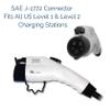 Inteset 25' 40A EV Charger J-1772 Plug Replacement Cable, Charger End Bare Wire for Easy Replacement of Original Cable on Chargers up to 40 Amps, Made in The USA. view 2