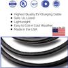 Inteset 25' 40A EV Charger J-1772 Plug Replacement Cable, Charger End Bare Wire for Easy Replacement of Original Cable on Chargers up to 40 Amps, Made in The USA. view 4