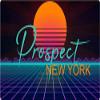 Prospect New York 2 X 1.25-Inch Vinyl Decal Stiker Retro Neon Design view 1
