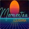 Mermentau Louisiana 2 X 1.25-Inch Vinyl Decal Stiker Retro Neon Design view 1