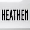 Minglewood Trading Yellow - Heathen Vinyl Decal V2 - Norse Viking Barbarian - Die Cut Sticker - 63w x 21h inches view 2