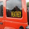 Minglewood Trading Yellow - Heathen Vinyl Decal V2 - Norse Viking Barbarian - Die Cut Sticker - 63w x 21h inches view 3