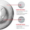 R1 Concepts Brake Rotors Fits 1993-2002 Mercury Villager, Nissan Quest view 3