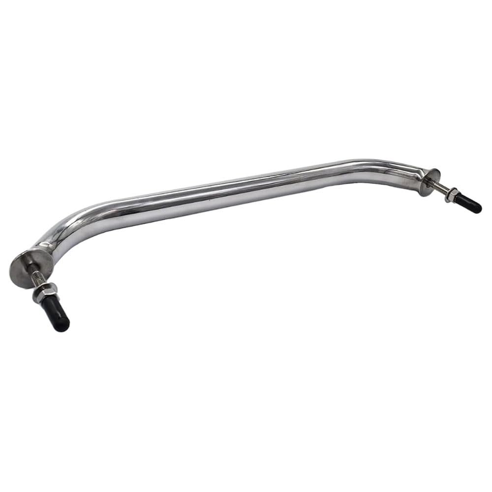MARINE CITY Handrail Grab Rail Handle, 304 Stainless Steel with Double-End Studs, 12 Inches, Water & Corrosion-Resistant, Ideal for Marines, Boats, Yachts, Kayaks