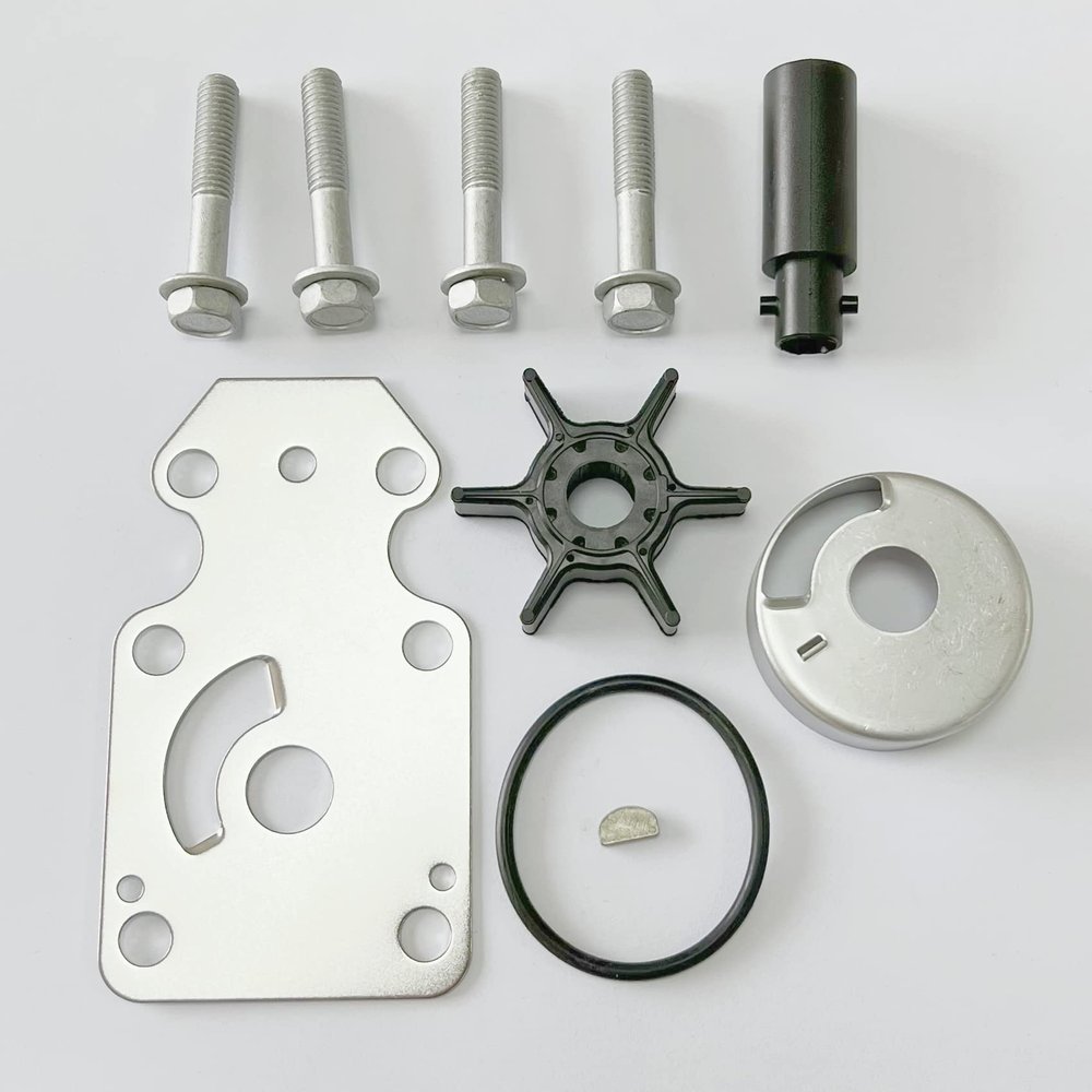 Chuury 69G-W0078-00-00 Water Pump Impeller Repair Kit Compatible with Yamaha 8HP 9.9HP Outboard Motor Parts Marine Boat Parts
