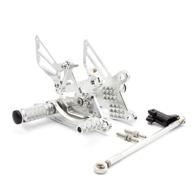 VIVM for Honda for MSX125 for Grom for MSX 125 2017/2018/2019/2020 Motorcycle Adjustable Quick Shifter Footpeg Footrest Rearset Rear Set Foot Peg (Color : 1)