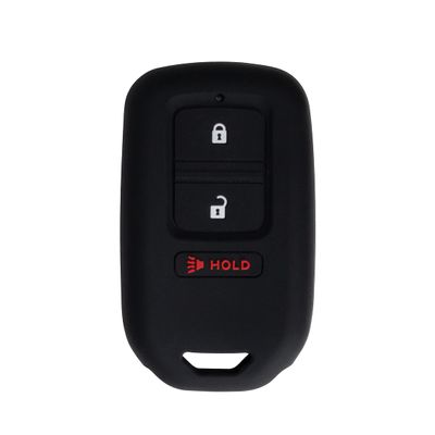 StandardAutoPart Silicone Case for 3 Button Proximity Remote Smart Key KR5V2X Compatible with Honda Pilot (2016-2019) CR-V (2017-2020) Civic 2016 2017 2018 2019 2020 2021 (Black)