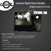 Exterior Door Handle, Compatible with 1999-2016 Ford F-250 F-350 F-450 F-550 Super Duty, Front Outside Right Passenger Side with Key Hole | 2000-2005 Ford Excursion & More 7C3Z-2522404-AA 79307 view 3