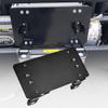 AMOPA Black Stainless Flip-Up Winch Fairlead License Plate Bracket Kit view 4