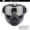 SPOSUNE Motorcycle Goggles Detachable Face Mask, ATV Dirt Bike Paintball Goggle Anti-Scratch UV400 Eyewear for Men Women view 4