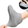 ZOSTLAND Silicone Waterproof Shoe Covers Rain Socks,Reusable Foldable Non-Slip Shoes Boots Shoes Covers Overshoe for Indoor, Rain, Snow, Grassland Shoes for Men & Women & Children (Large, Gray) view 3