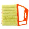 7 Teeth Shutter Cleaner Brush Venetian Blind Cleaner Window Removable Washable Dust Collector Microfiber Cleaning Cloth Tools for Window Shutters Air Conditioner Awnings Siding Car Fan view 1