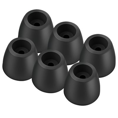 TonGass 2" Tall Cone Bumper for Trailer Ramp Door Universal Fit with 3/8" Screw Holes Premium Thick Automotive Grade Rubber Bumpers Cone-Shaped Bumper for Extra Protection (6-Pack)