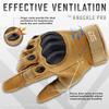 Glove Station Gloves for Men Touchscreen Utility Gear with Hard Knuckle Protection Used in Motorcycle, Airsoft, & Outdoor Work Tan - Hard Knuckle Small view 3