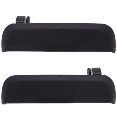 LUJUNTEC Exterior Door Handles,Rear Door Handles Driver Left Passenger Right Side,Replacement for 1995-1998 for Toyota for Tercel,2pcs Black Handles Replace