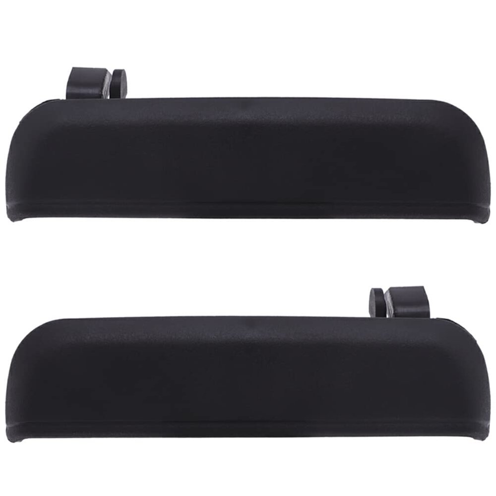 LUJUNTEC Exterior Door Handles,Rear Door Handles Driver Left Passenger Right Side,Replacement for 1995-1998 for Toyota for Tercel,2pcs Black Handles Replace