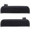 LUJUNTEC Exterior Door Handles,Rear Door Handles Driver Left Passenger Right Side,Replacement for 1995-1998 for Toyota for Tercel,2pcs Black Handles Replace view 1