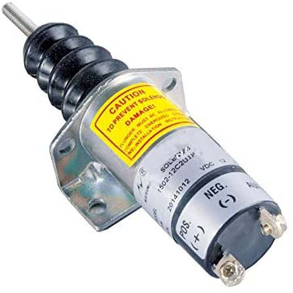New 1502-12C2U1B2S1 150212C2U1B2S1 Solenoid Compatible with Woodward Solenoid 1500-2010 15002010 12V 1502