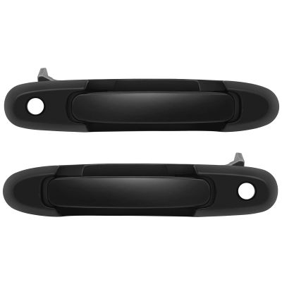 LUJUNTEC Exterior Door Handles,Front Door Handles Driver Left Passenger Right Side,Replacement for 1998-2003 for Toyota for Sienna,2pcs Black Handles Replace
