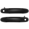 LUJUNTEC Exterior Door Handles,Front Door Handles Driver Left Passenger Right Side,Replacement for 1998-2003 for Toyota for Sienna,2pcs Black Handles Replace view 1