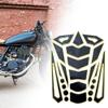 ihreesy Motorcycle Side Tank Pad Protector,3D Waterproof Gas Tank Pad Protector Decal Stickers Universal Self-Adhesive Tank Protector Pad Sticker,Gold view 4