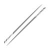 LadyCent 2pcs Car Long Stripe Vinyl Line Stickers,Glossy Gray view 1