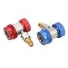 Connector Extractor, AC High Low Adapter Connector Quick Coupler R-134a Gas Quick Connector Manifold Gas Connectors for A/C Manifold Gauge Set view 3