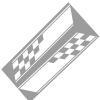 LadyCent Car Decals Racing Vinyl Film Stickers for Most Car,Glossy White view 1