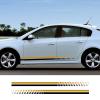 LadyCent 2PCS Car Stickers Auto Door Side Vinyl Decals for Most Car,Glossy Gray view 3