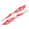 LadyCent 2pcs Car Stickerw Auto Viny DIY Decoration Decals Side Stripe,Glossy Red view 1