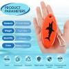 Herdear 4 Pcs Boat Key Floating Keychain Glow in the Dark Foam Floating Boat Key Ring Waterproof Oval Keychain for Fishing Surfing Kayak Sailing Swiming Outdoor Water Sport view 4
