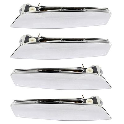 LUJUNTEC Interior Door Handles,Front Rear Door Handles Driver Left Passenger Right Side,Replacement for 2007-2013 for Cadillac for Escalade,4pcs Chrome Handles Replace