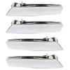 LUJUNTEC Interior Door Handles,Front Rear Door Handles Driver Left Passenger Right Side,Replacement for 2007-2013 for Cadillac for Escalade,4pcs Chrome Handles Replace view 1